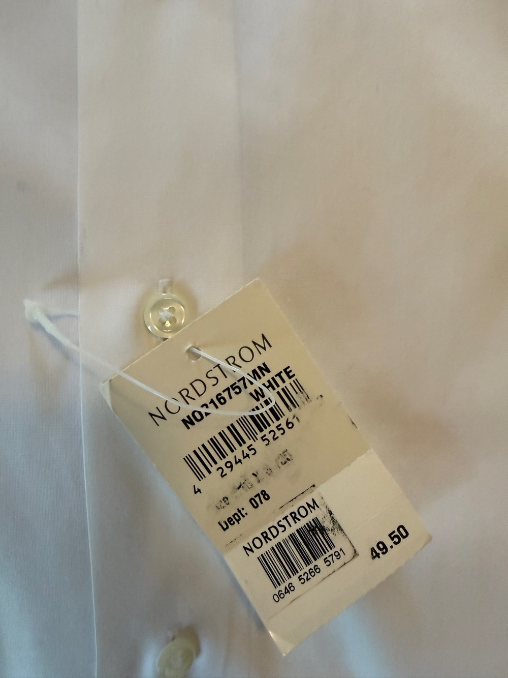 Nordstrom Smartcare Wrinkle-Free Dress Shirt – NWT – Men’s 16 / 34-35 - Picture 7 of 10